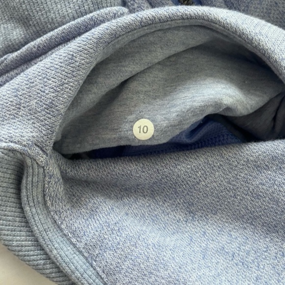Lululemon: Light Blue Zip-up Sweater, Size: 10 - Picture 5 of 5